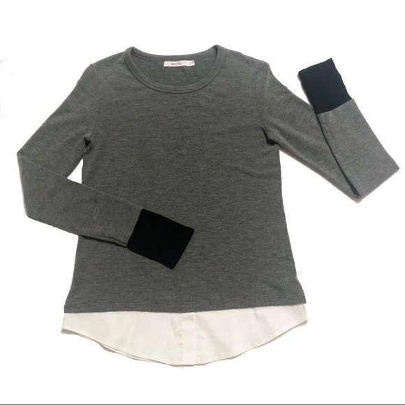 Bailey 44 Sweaters - Bailey 44 Sweater SOFT Gray Knit Oversized XS